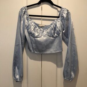 Women’s cropped longsleeve top